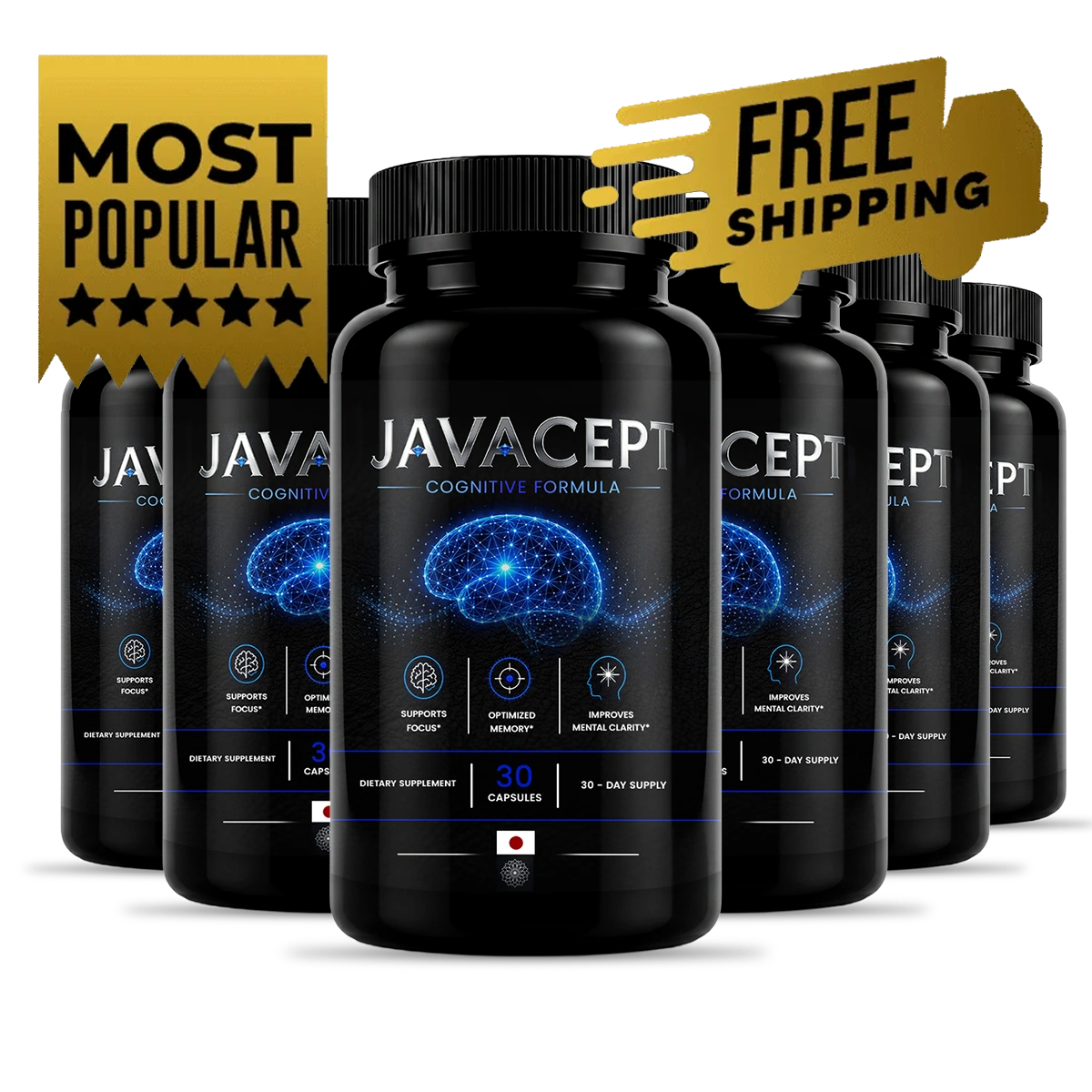 Javacept 6 bottle best value pack 180 day supply metabolism and fat burning supplement free shipping
